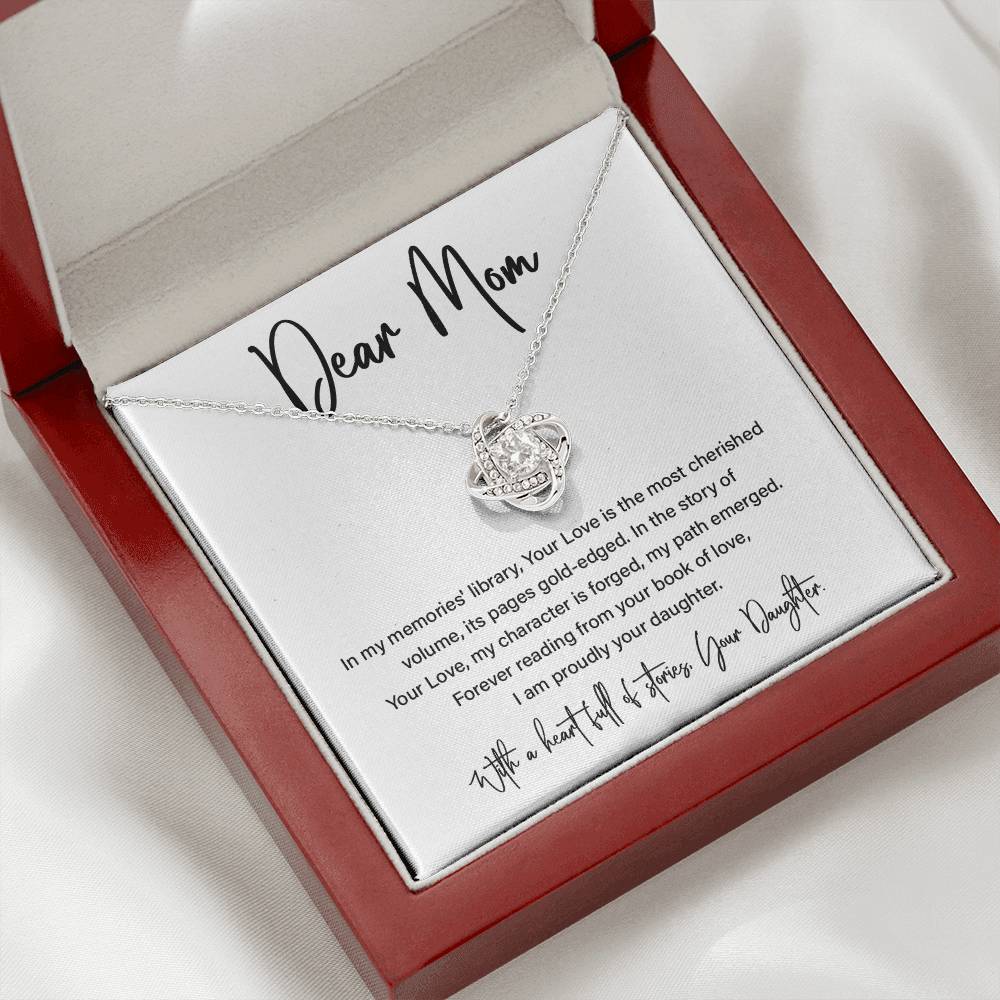 Dear Mom, Best Necklace Gift From Daughters To Mom Inspirational Necklace Gift Best Mother’s Day Necklace Gift Mother-daughter Bond Necklace Gift Jewelry Gift Necklace With Message Thoughtful Gift Necklace Sentimental Necklace Gift