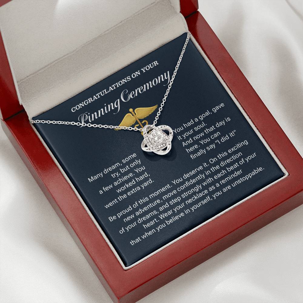 Congratulations On Your Pinning Ceremony Necklace Pinning Ceremony Necklace Gift Congratulations Pinning Ceremony Jewelry Believe In Yourself Necklace Jewelry For New Adventure Graduation Necklace Gift Necklace For Graduates