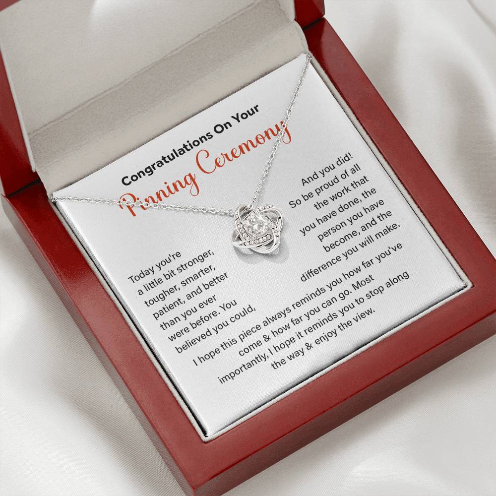 Congratulations On Your Pinning Ceremony Strength And Determination Jewelry Enjoy The View Necklace Best Wishes Necklace Path To Success Necklace Personal Growth Jewelry Motivational Jewelry For New Beginnings Meaningful Gift For Graduates