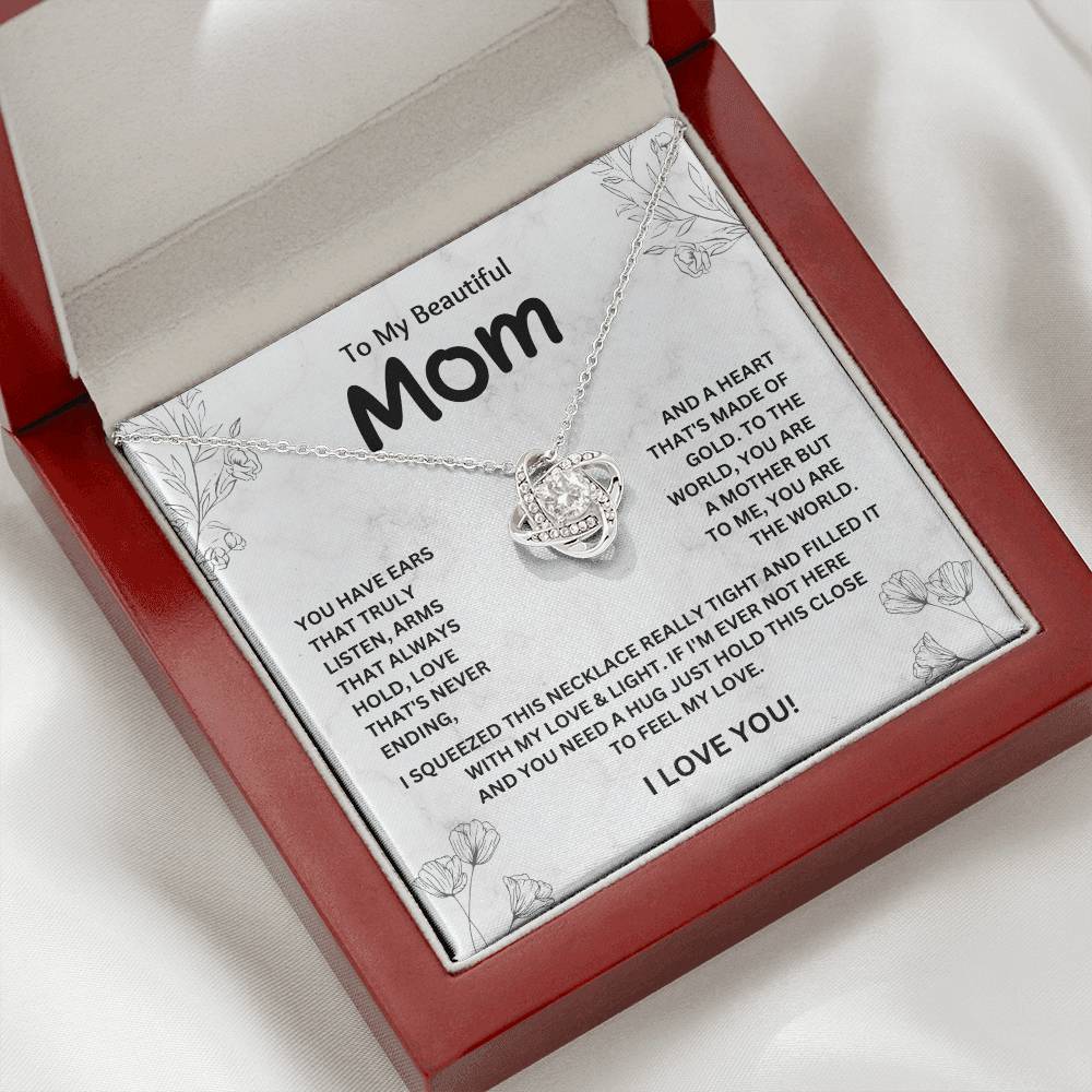 Necklace Gift for Mom from Daughter – Gift Box Included