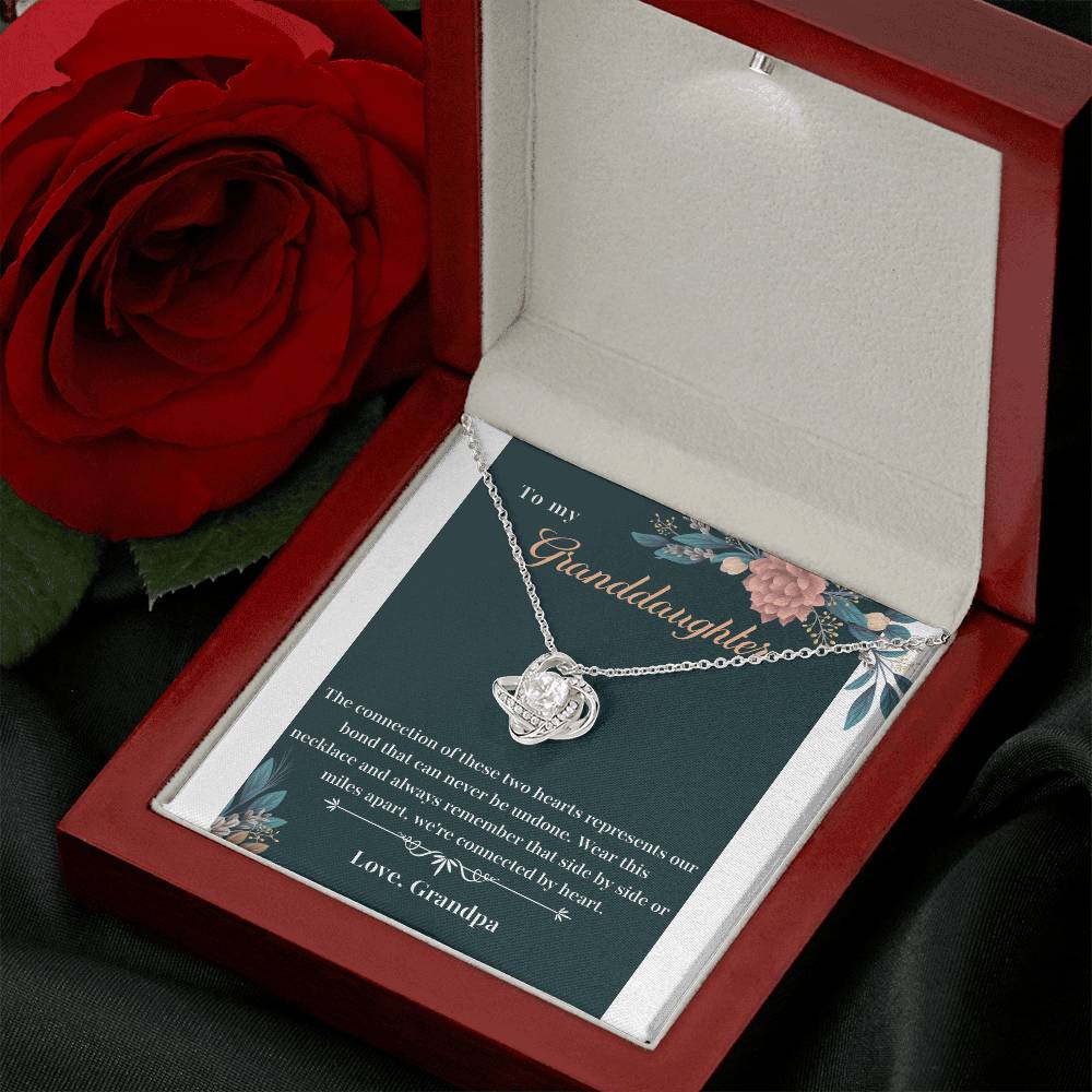 Granddaughter Necklace from Grandpa – Heartfelt Gift Box