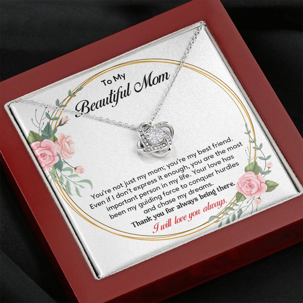 Gift for Mom from Daughter or Son with Message Card