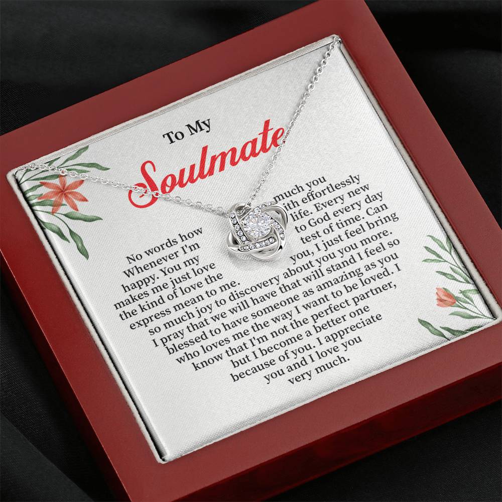 Romantic Soulmate Gift for Her – Message Card & Box