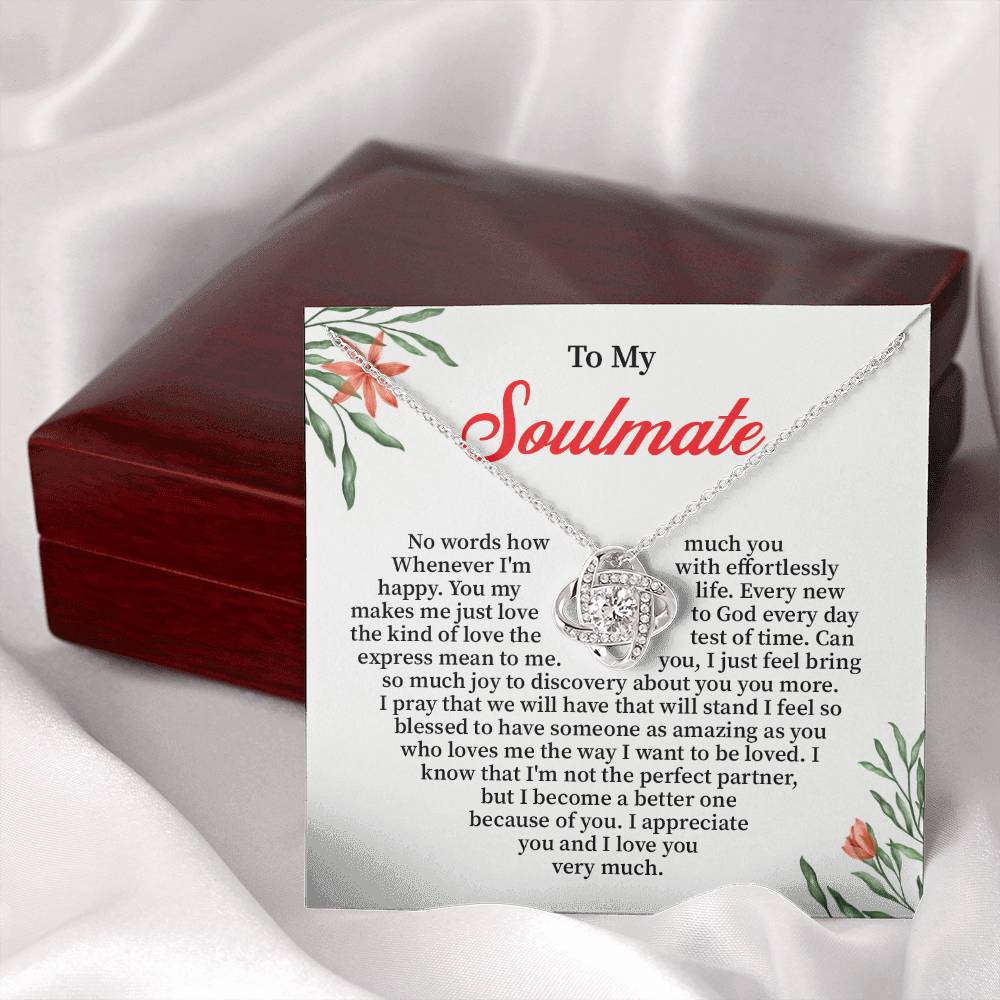 Romantic Soulmate Gift for Her – Message Card & Box