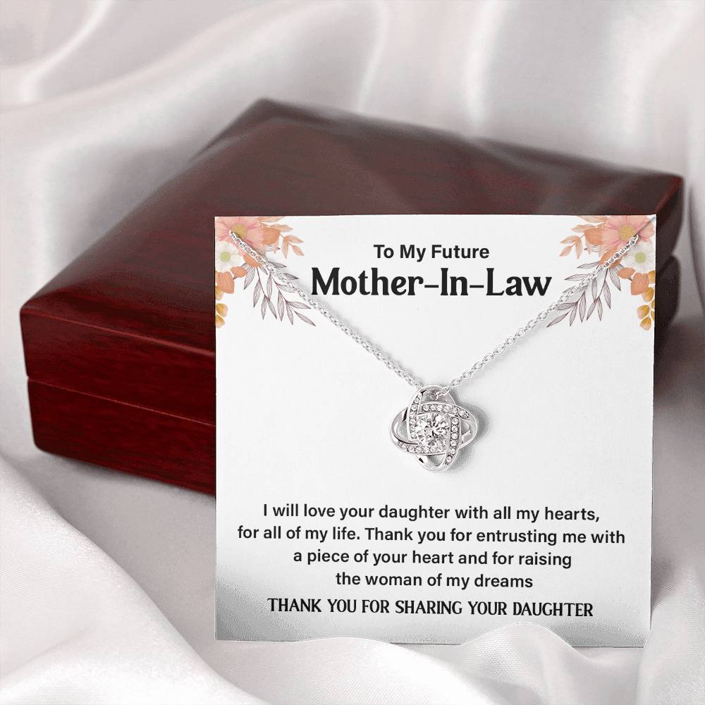 Future Mother-In-Law Necklace from Groom Gift Box