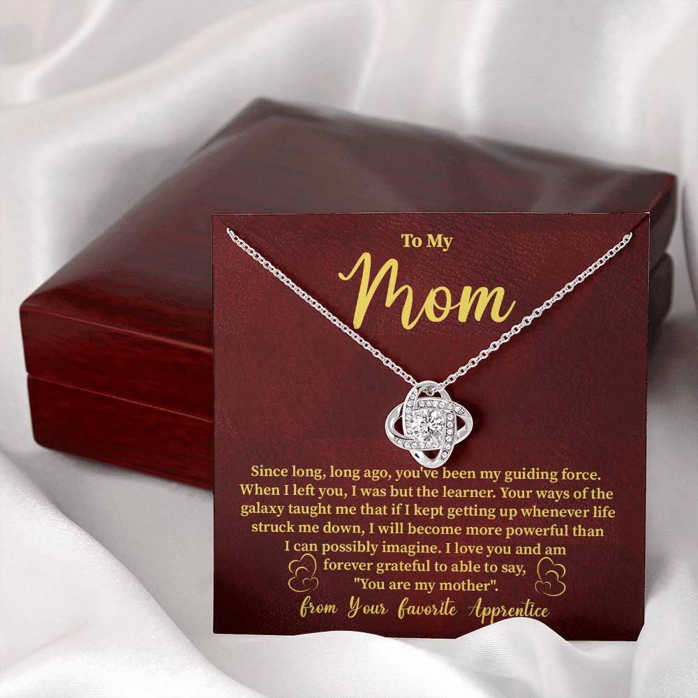 Funny Galaxy Mom Necklace Gift – with Message Card