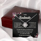 Soulmate Love Knot Necklace with Message Card & Gift Box