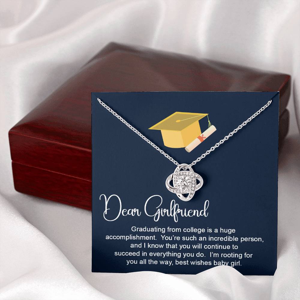 Dear Girlfriend Necklace Girlfriend Graduation Necklace Gift Gift For Graduation Necklace For Girlfriend Proud Of You Graduation Necklace Best Wishes Necklace For Girlfriend Sentimental Gift For Girlfriend Necklace For Girlfriend Necklace For Girlfriend