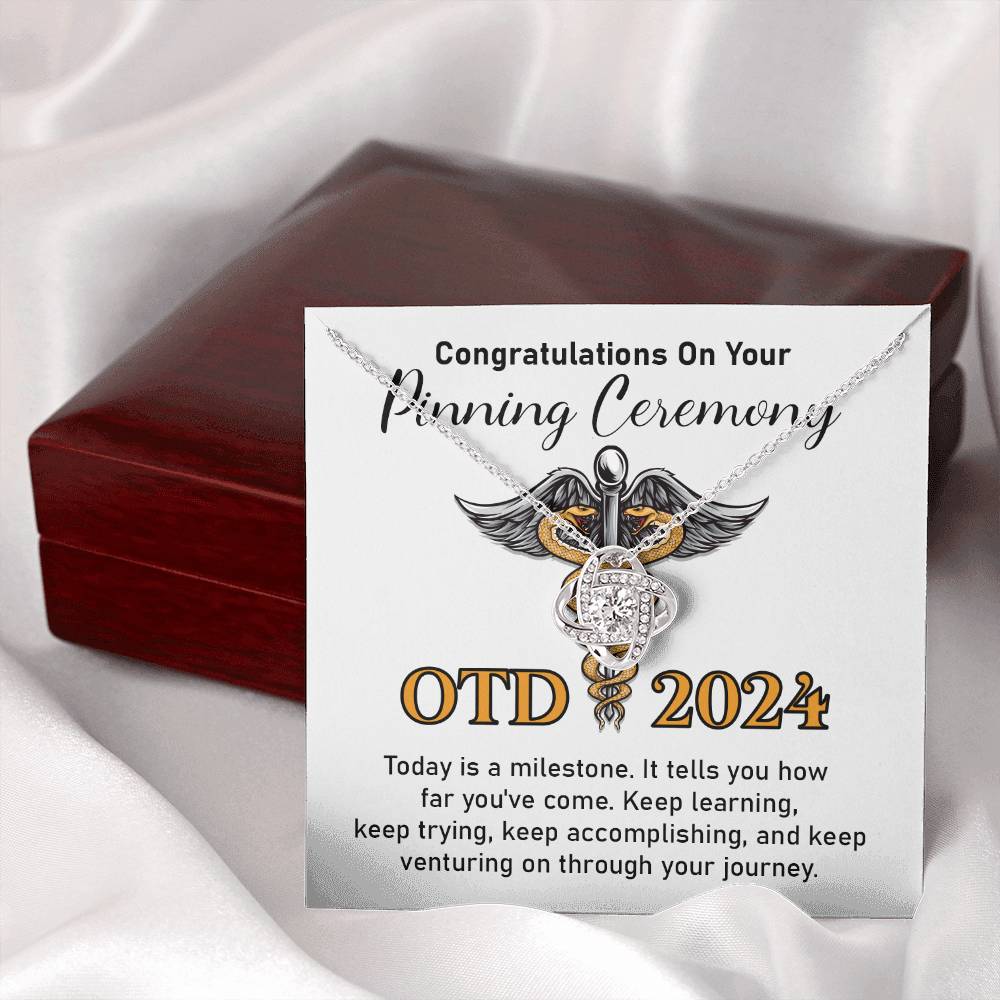 Congratulations On Your Otd 2024 Pinning Ceremony Necklace Otd 2024 Pinning Ceremony Necklace Pinning Ceremony Milestone Necklace Congratulations Pinning Ceremony Jewelry Otd 2024 Graduation Necklace Gift Necklace For Celebrating