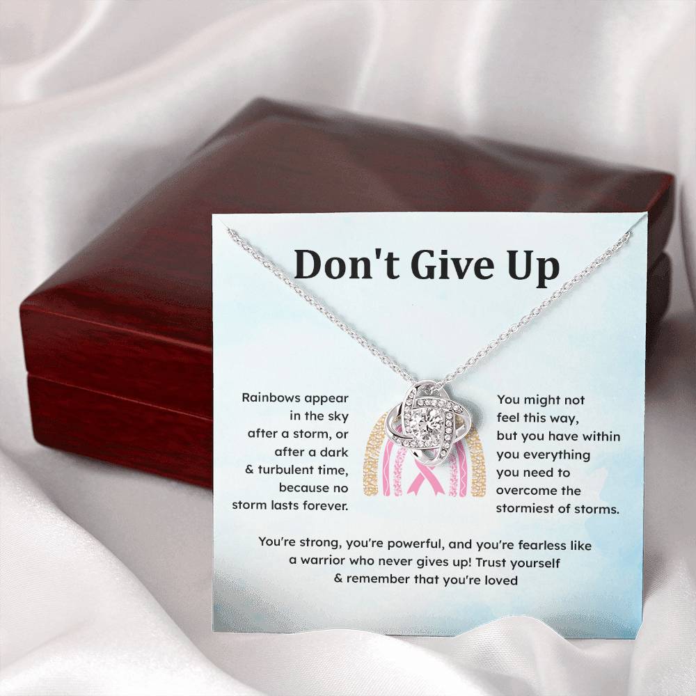 Don't Give Up Strength In Adversity Jewelry Don't Give Up Necklace Gift From Your Husband Meaningful Gift Supportive Gift Motivational Jewelry Never Give Up Necklace Breast Cancer Necklace For Soulmate Personal Growth Jewelry