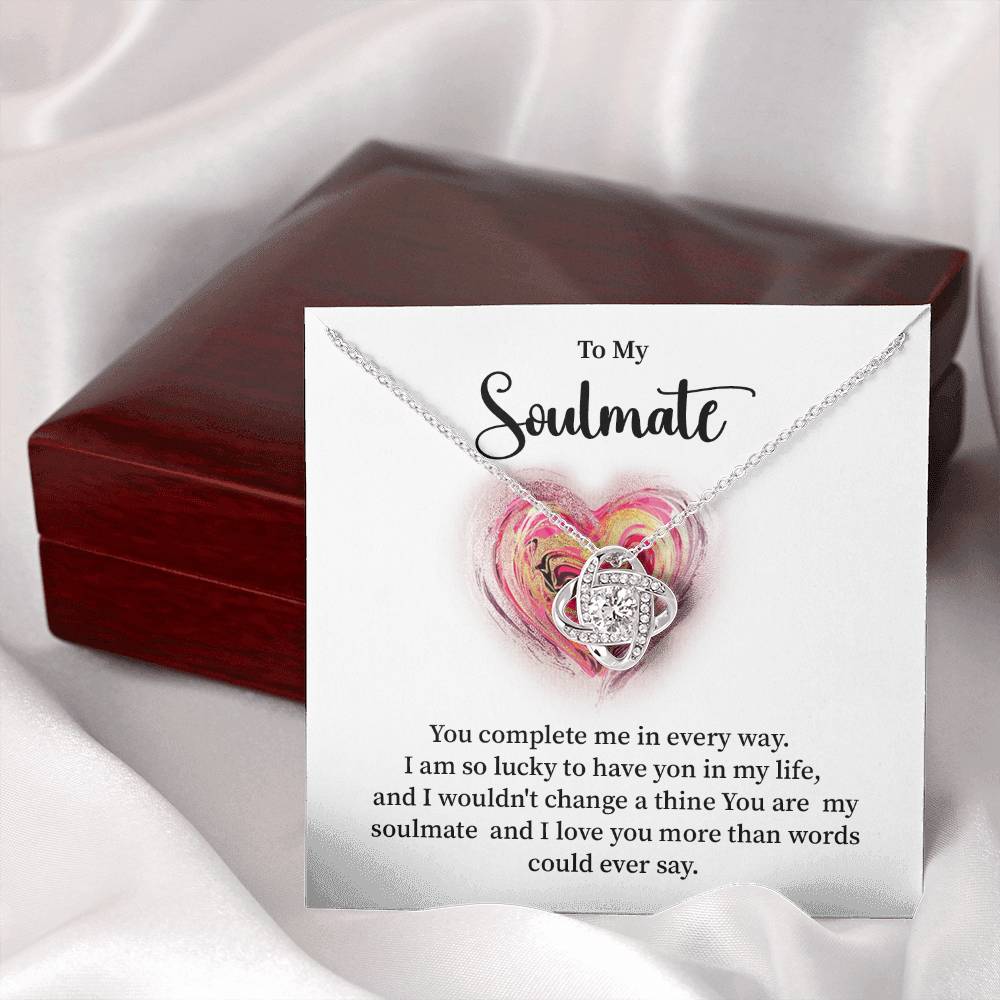 Soulmate Necklace for Her – Romantic Gift Box