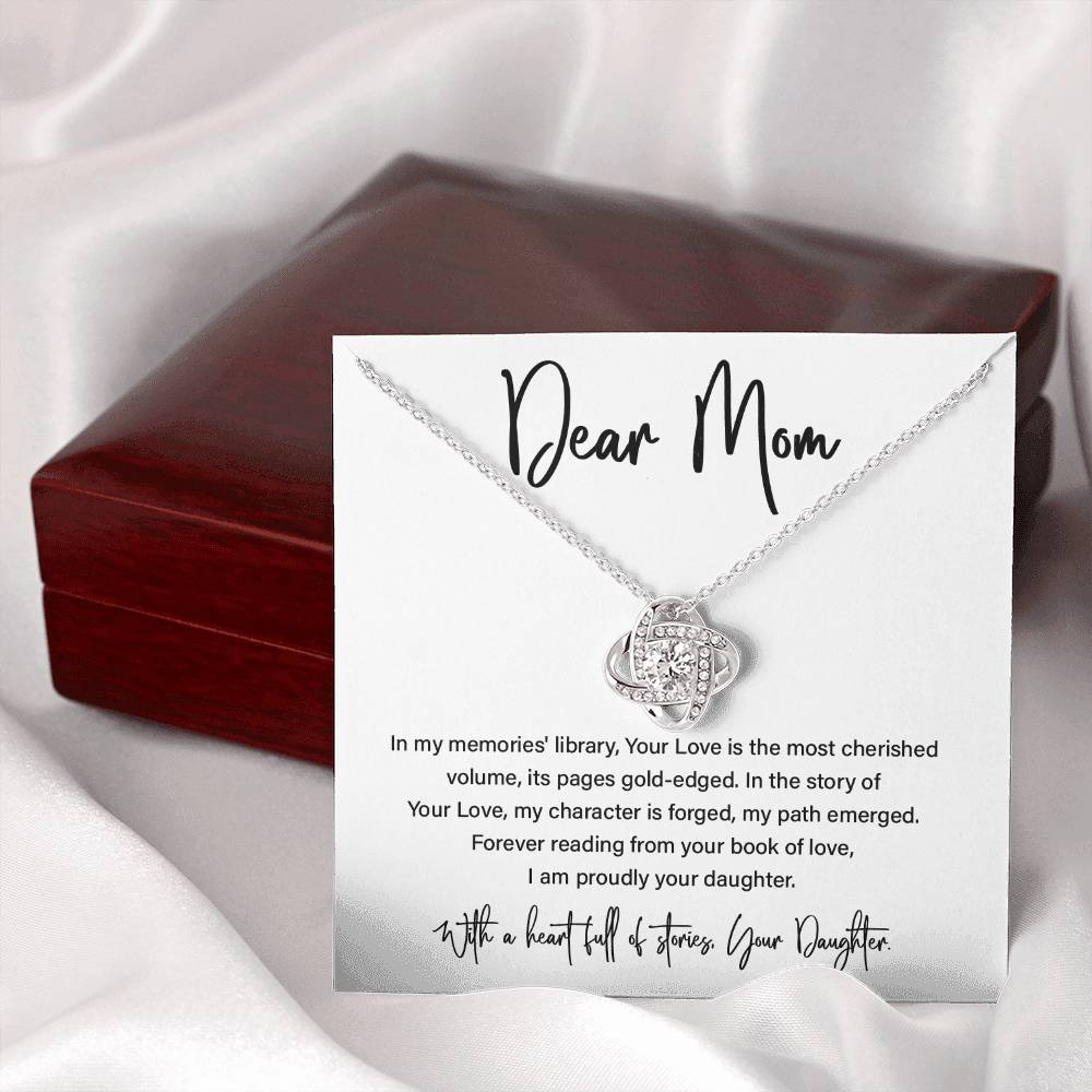 Dear Mom, Best Necklace Gift From Daughters To Mom Inspirational Necklace Gift Best Mother’s Day Necklace Gift Mother-daughter Bond Necklace Gift Jewelry Gift Necklace With Message Thoughtful Gift Necklace Sentimental Necklace Gift