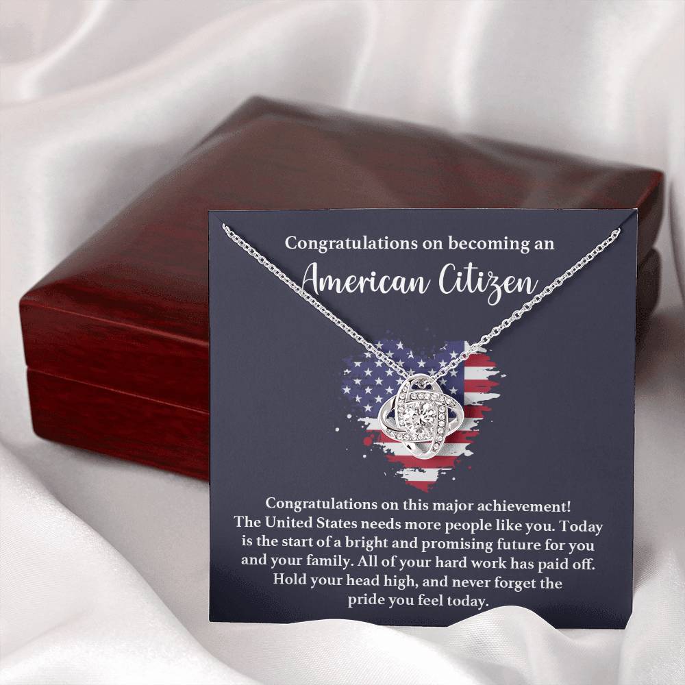 Congratulations Necklace For New American Citizen Proud To Be An American Necklace Proud To Be An American Necklace Gift For Citizenship Milestone Necklace For Proud New U.s. Citizen Gift For Becoming A U.s. Citizen Necklace For U.s. Citizenship Journey