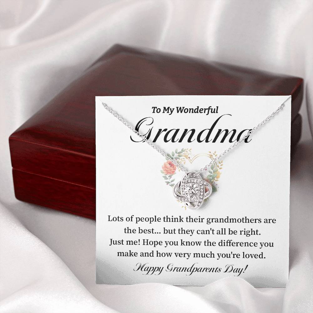 To My Wonderful Grandma Grandma Necklace Gift Heartfelt Gift For Grandma Sentimental Jewelry For Grandmother Granddaughter To Grandma Gift Special Gift For Grandma Grandmother Appreciation Gift Meaningful Gift For Grandma