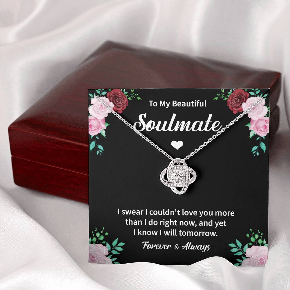 Beautiful Soulmate Necklace with Message Card & Gift Box