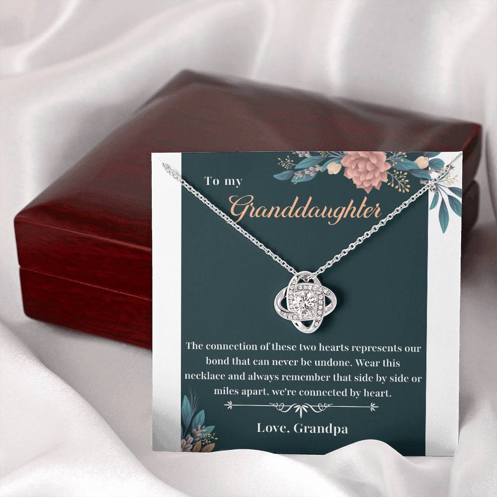Granddaughter Necklace from Grandpa – Heartfelt Gift Box