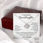 Granddaughter Necklace from Grandpa – Message Card Gift
