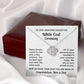 White Coat Ceremony Gift for Daughter Future Doctor Necklace from Mom and Dad with Inspirational Message Card