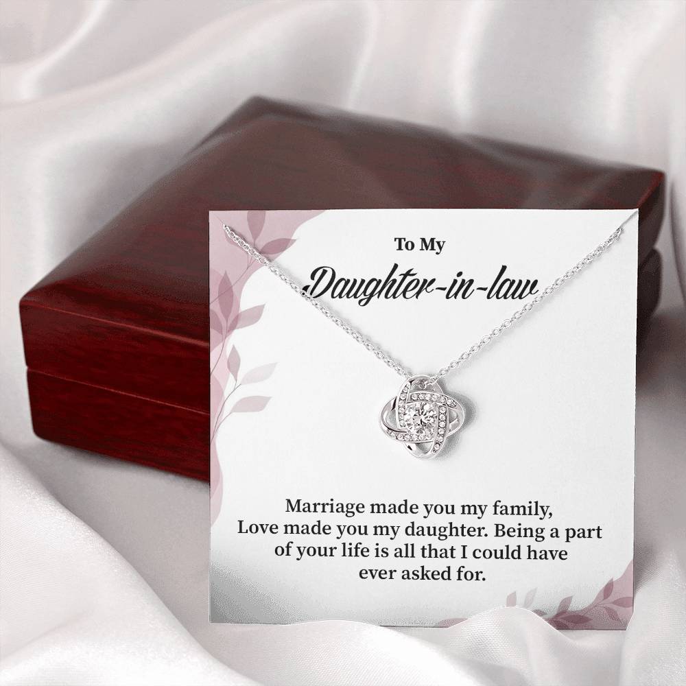 Daughter-in-Law Necklace Gift with Sentimental Card