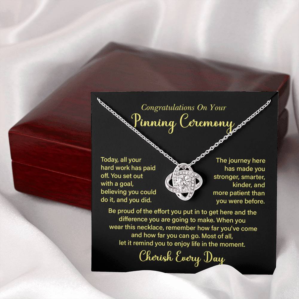 Congratulations On Your Pinning Ceremony Necklace Pinning Ceremony Necklace Gift Congratulations Pinning Ceremony Jewelry Journey Of Success Necklace Pinning Ceremony Milestone Necklace Necklace To Celebrate Hard Work Pinning Ceremony Keepsake Jewelry