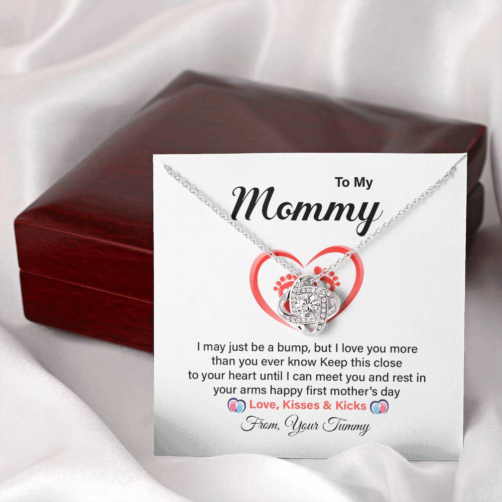 First Mother’s Day Necklace Gift from Baby Bump