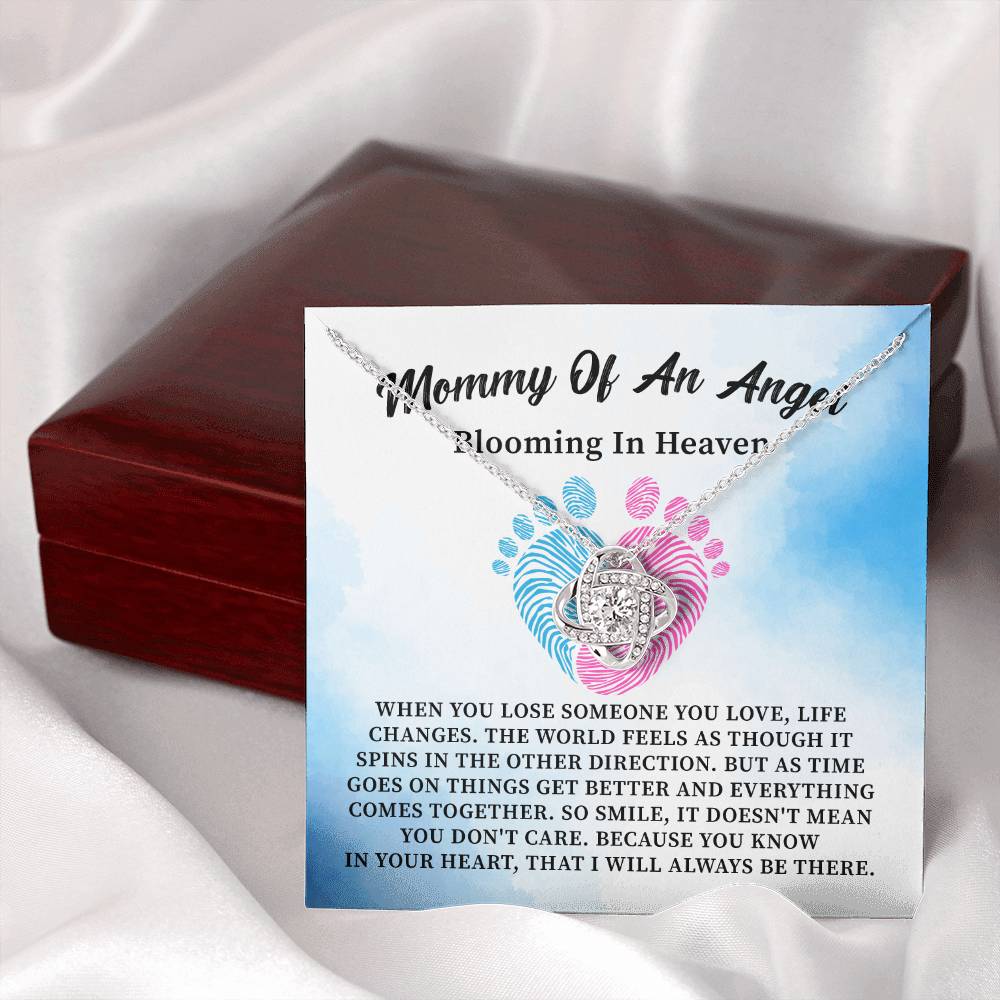 Mommy of an Angel Necklace Miscarriage Memorial Gift for Mom