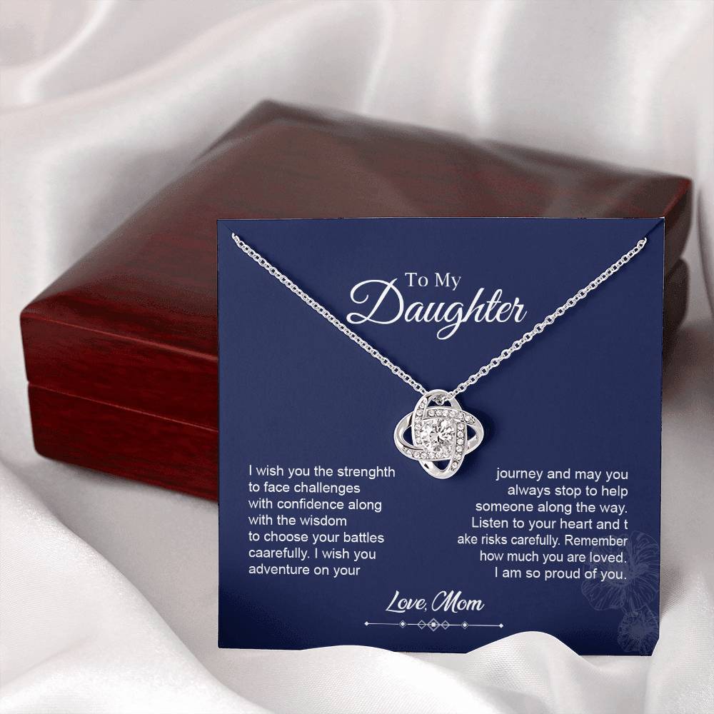 Confidence & Love – Mom to Daughter Necklace Gift