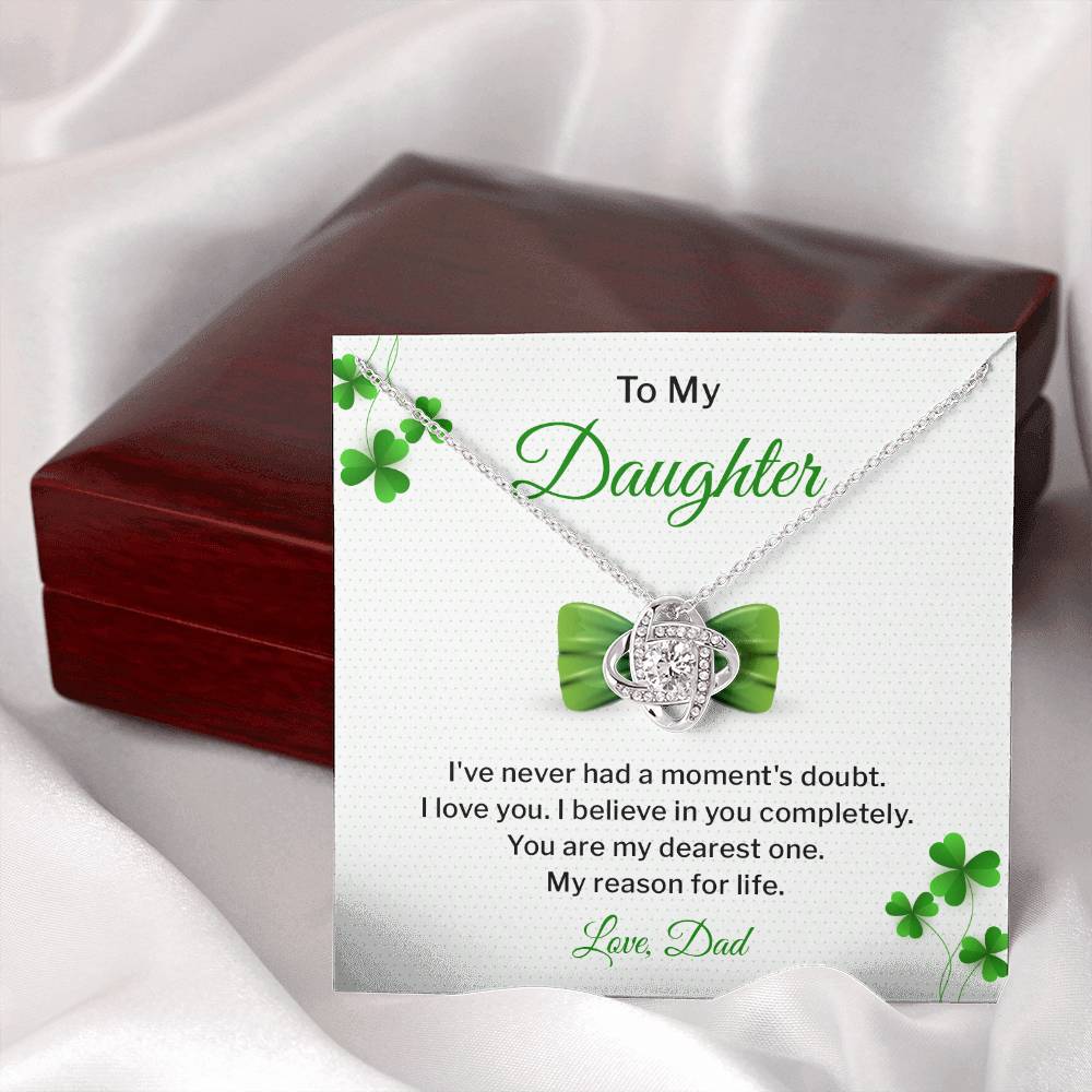 Daughter Gift from Dad – Green Gift Box & Card