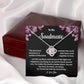 Soulmate Love Knot Necklace with Message Card & Gift Box