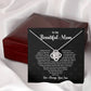 Mother Necklace from Son – with Gift Box & Message Card