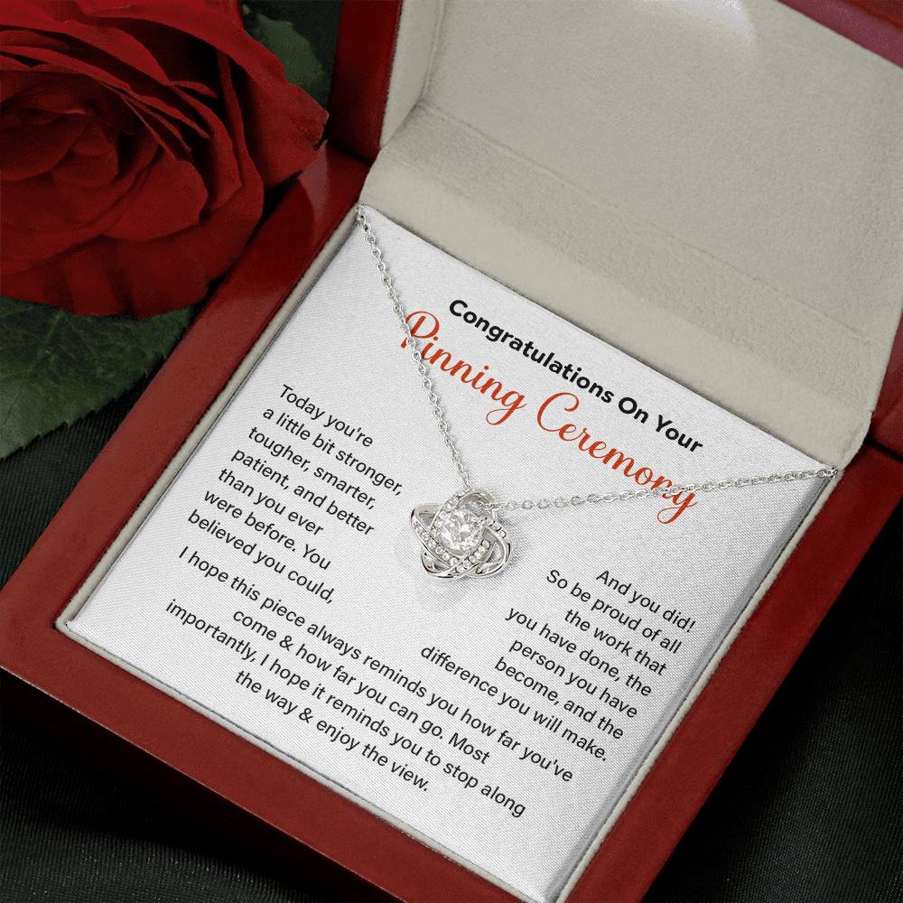 Congratulations On Your Pinning Ceremony Strength And Determination Jewelry Enjoy The View Necklace Best Wishes Necklace Path To Success Necklace Personal Growth Jewelry Motivational Jewelry For New Beginnings Meaningful Gift For Graduates