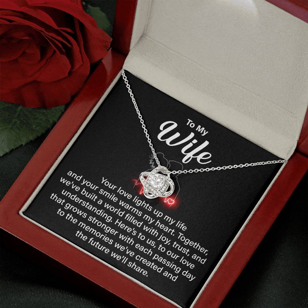 Wife Necklace Gift for Anniversary with Gift Box