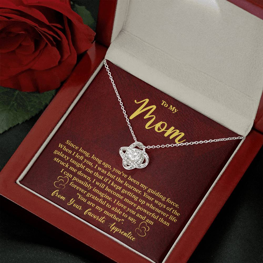 Funny Galaxy Mom Necklace Gift – with Message Card