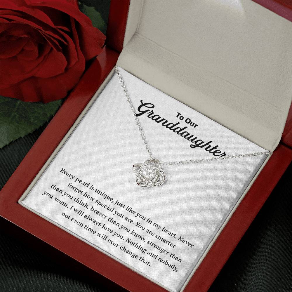 To Our Granddaughter Granddaughter Necklace Gift Sentimental Jewelry For Granddaughter Emotional Keepsake For Granddaughter Jewelry Gift For Granddaughter Unique Pearl Necklace Special Gift For Granddaughter Meaningful Gift For Granddaughter