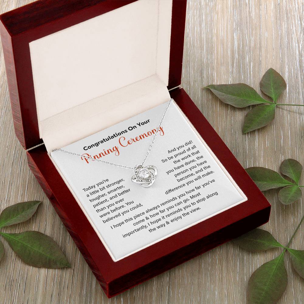 Congratulations On Your Pinning Ceremony Strength And Determination Jewelry Enjoy The View Necklace Best Wishes Necklace Path To Success Necklace Personal Growth Jewelry Motivational Jewelry For New Beginnings Meaningful Gift For Graduates