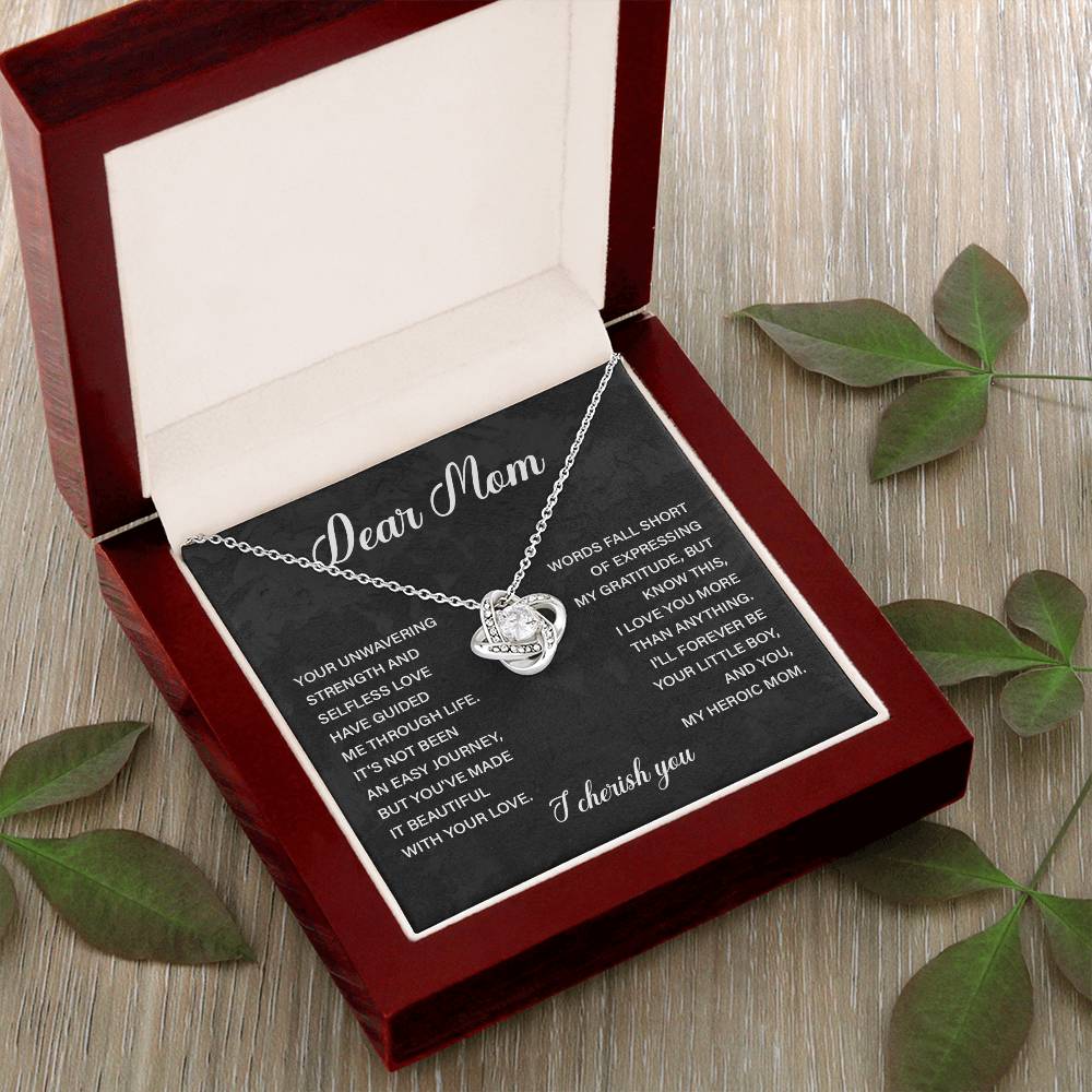 Dear Mom Dear Mom Necklace Gift Thoughtful Gift For Mom Unique Gift For Mother-child Bond Meaningful Gift For Mom Proud Son Gift For Mom Special Occasion Gift For Mom Best Mom Ever Necklace Spiritual Bond With Mom Necklace