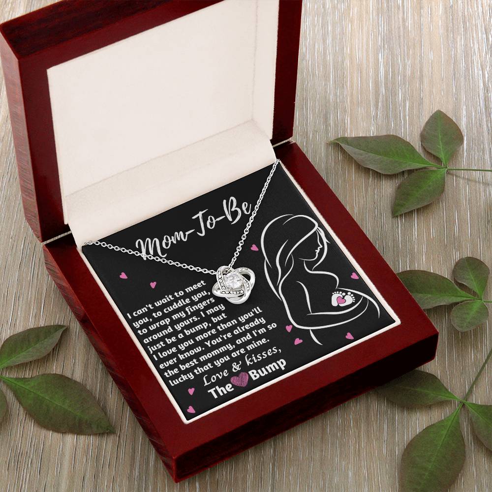 Mom To Be Necklace For Pregnant Women, Mommy Present From Unborn Baby, Gift For Expecting Moms, Pregnancy Jewelry Necklace With Wonderful Message Card And Box.