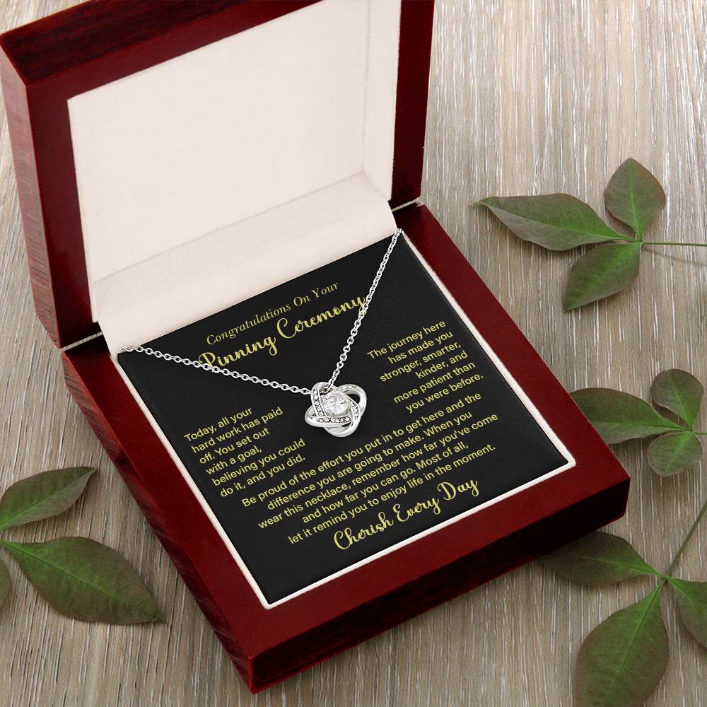 Congratulations On Your Pinning Ceremony Necklace Pinning Ceremony Necklace Gift Congratulations Pinning Ceremony Jewelry Journey Of Success Necklace Pinning Ceremony Milestone Necklace Necklace To Celebrate Hard Work Pinning Ceremony Keepsake Jewelry