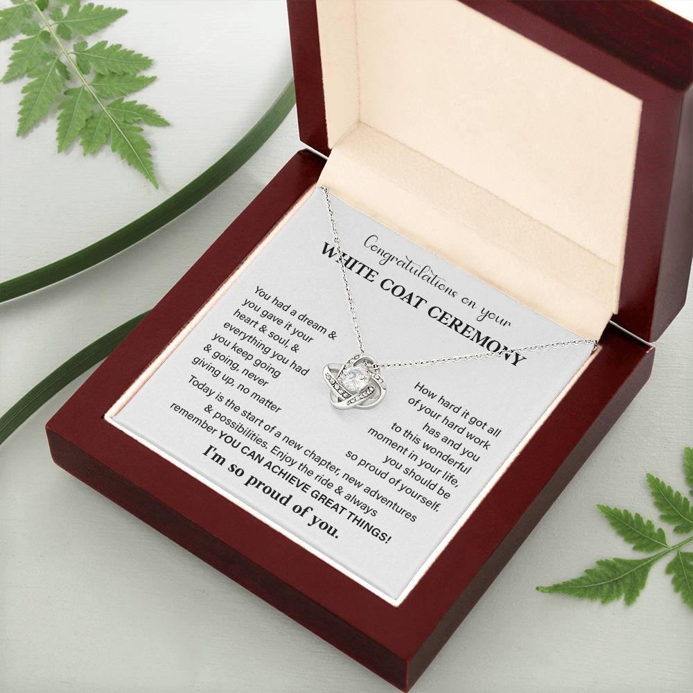 Congratulations On Your White Coat Ceremony White Coat Ceremony Congratulations Necklace New Beginnings Jewelry Meaningful Gift Supportive Gift Emotional Connection Necklace Motivational Jewelry You Are Amazing Necklace