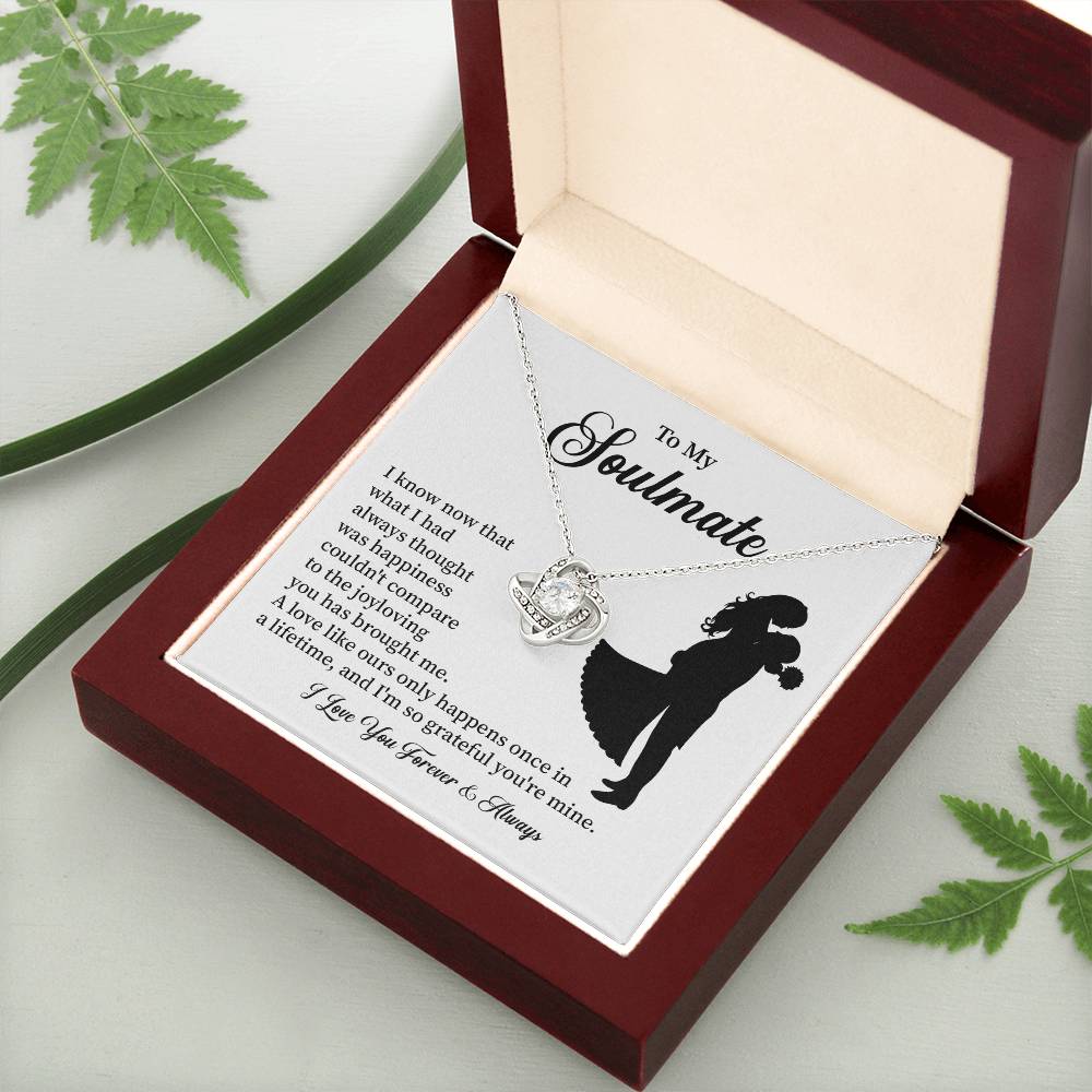Soulmate Necklace – Gift for Wife or Girlfriend with Romantic Message