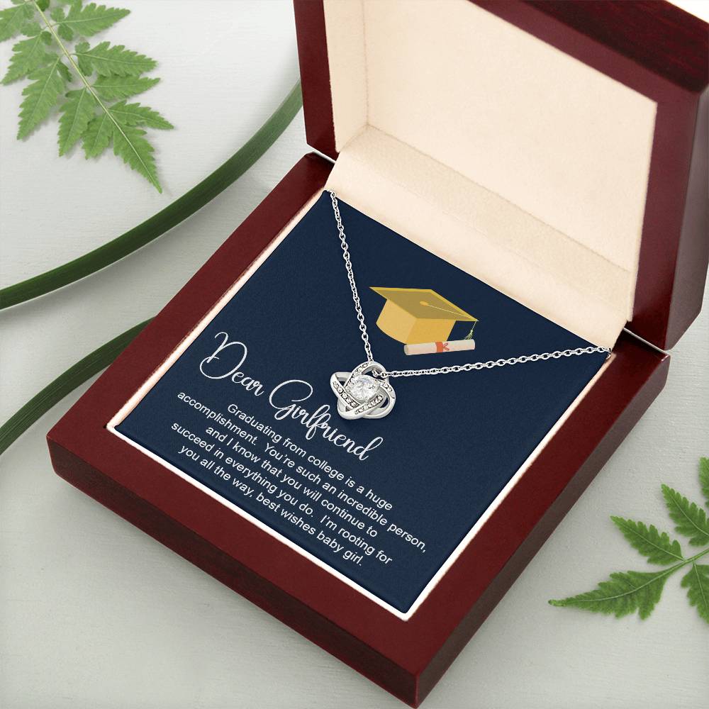 Dear Girlfriend Necklace Girlfriend Graduation Necklace Gift Gift For Graduation Necklace For Girlfriend Proud Of You Graduation Necklace Best Wishes Necklace For Girlfriend Sentimental Gift For Girlfriend Necklace For Girlfriend Necklace For Girlfriend