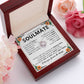 Soulmate Necklace Gift for Women, With Romantic Message Card
