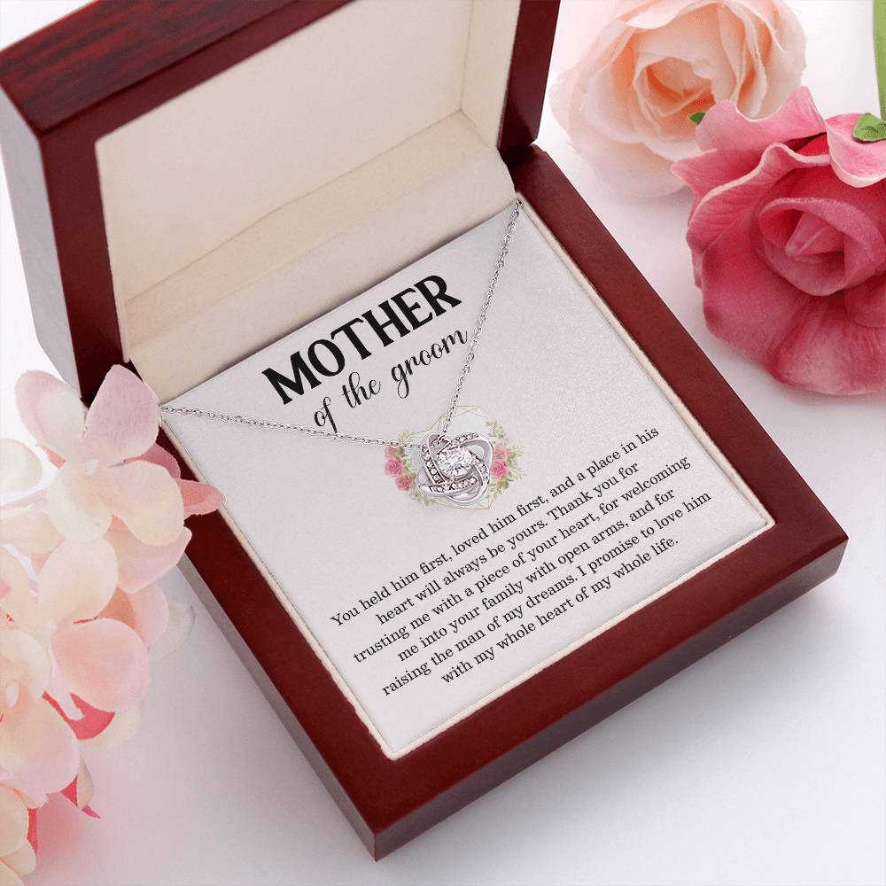 To The Mother Of The Groom Mother Of The Groom Necklace Gift Sentimental Jewelry For Mother Of The Groom Emotional Keepsake For Mother Jewelry Gift For Groom's Mom Special Gift For Groom's Mom Meaningful Gift For Groom's Mother