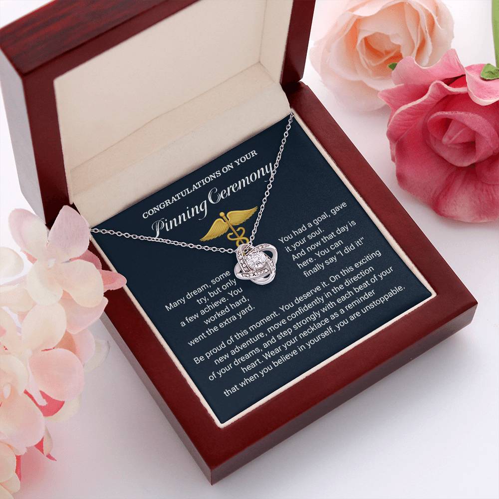 Congratulations On Your Pinning Ceremony Necklace Pinning Ceremony Necklace Gift Congratulations Pinning Ceremony Jewelry Believe In Yourself Necklace Jewelry For New Adventure Graduation Necklace Gift Necklace For Graduates