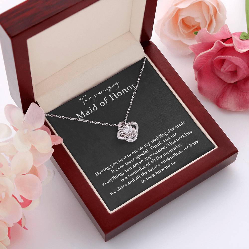 Wedding Day Necklace For Maid Of Honor Friendship Necklace For Maid Of Honor Jewelry Gift For Maid Of Honor Meaningful Gift For Maid Of Honor Emotional Gift For Maid Of Honor Special Gift For Maid Of Honor Necklace For Maid Of Honor Thank You Gift