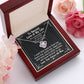To My Love of My Life Necklace Gift With Message Card