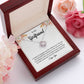 Girlfriend Necklace Gift with I Love You Message Card