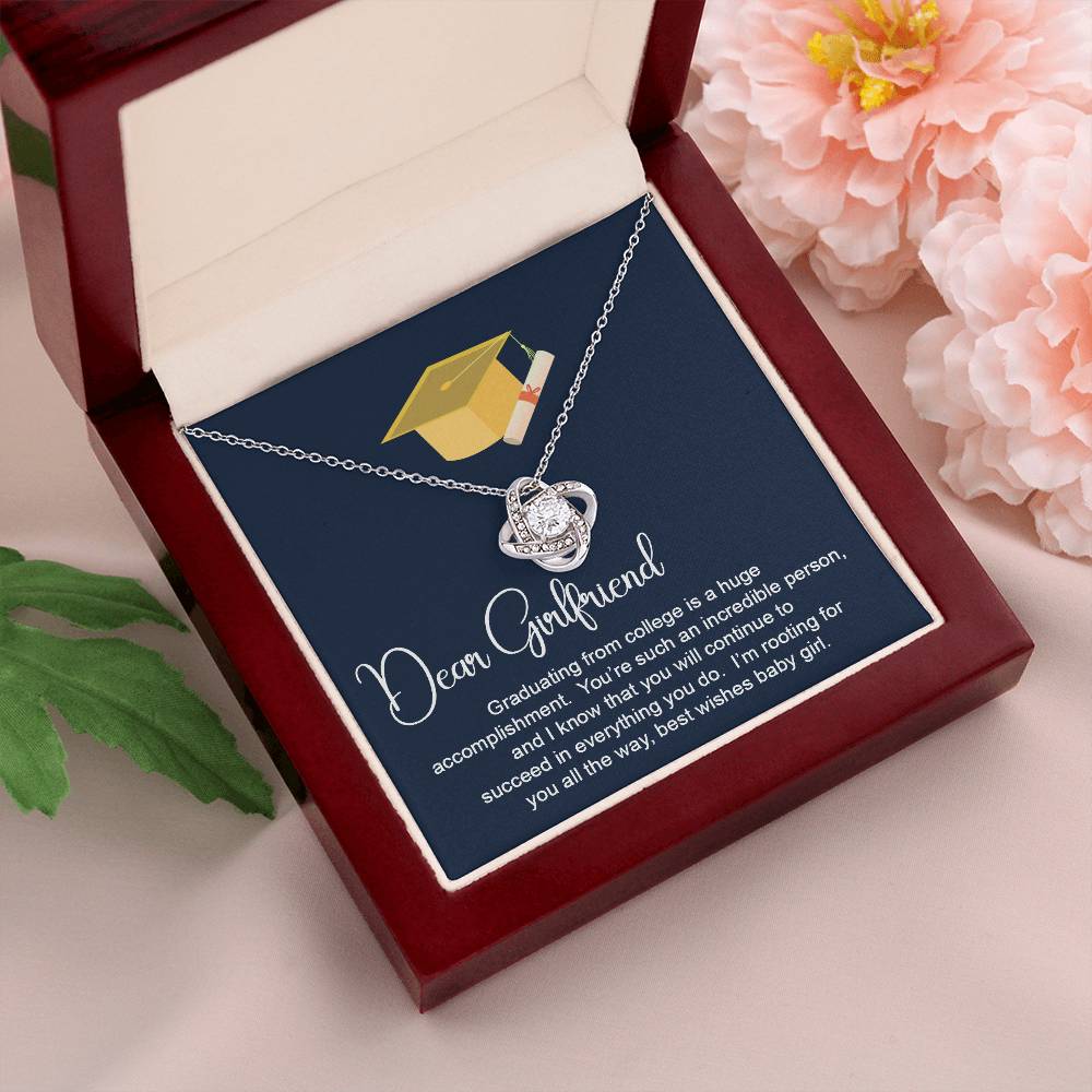 Dear Girlfriend Necklace Girlfriend Graduation Necklace Gift Gift For Graduation Necklace For Girlfriend Proud Of You Graduation Necklace Best Wishes Necklace For Girlfriend Sentimental Gift For Girlfriend Necklace For Girlfriend Necklace For Girlfriend