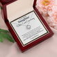 White Coat Ceremony Gift For Daughter Necklace With Gift Box