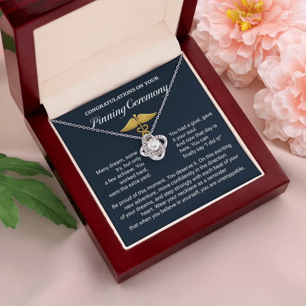 Congratulations On Your Pinning Ceremony Necklace Pinning Ceremony Necklace Gift Congratulations Pinning Ceremony Jewelry Believe In Yourself Necklace Jewelry For New Adventure Graduation Necklace Gift Necklace For Graduates